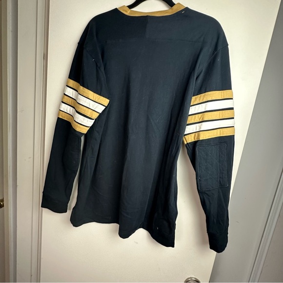 Mitchell & Ness Black New Orleans Saints NFL 100 Long Sleeve Men’s T-Shirt L - Picture 5 of 15